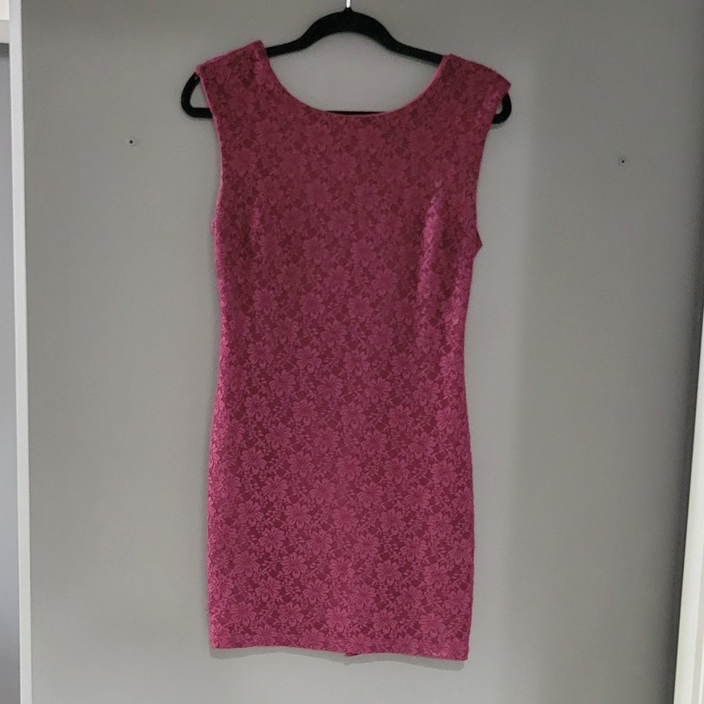 Lace bodycon dress,  M/L